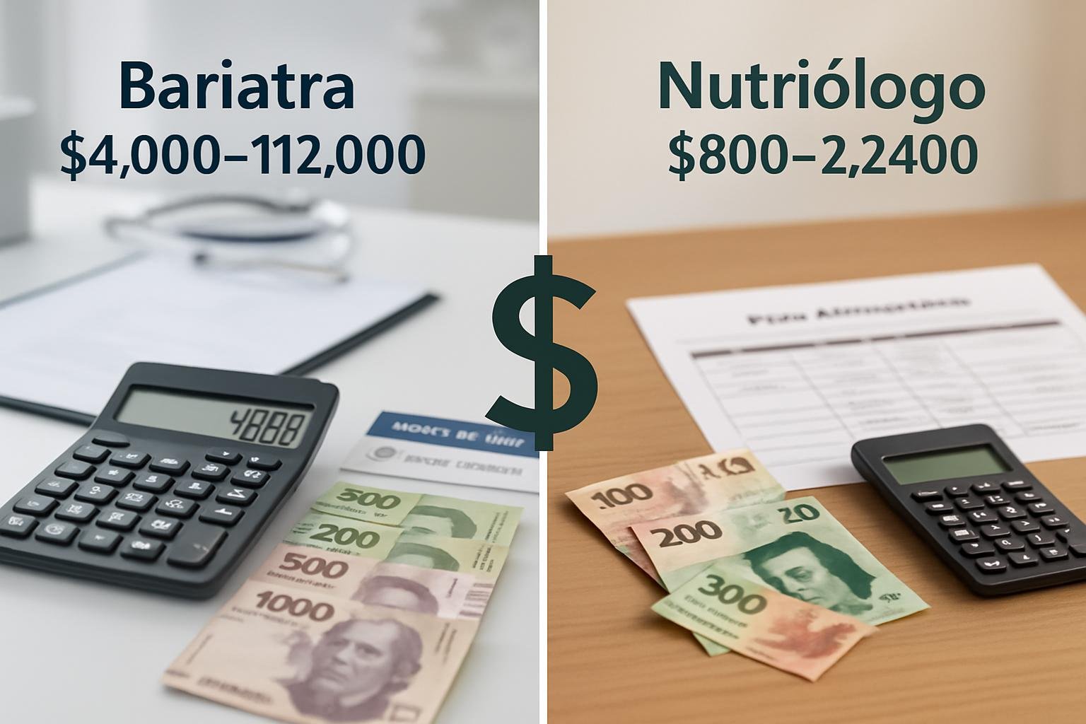 Costos y accesibilidad de cada profesional