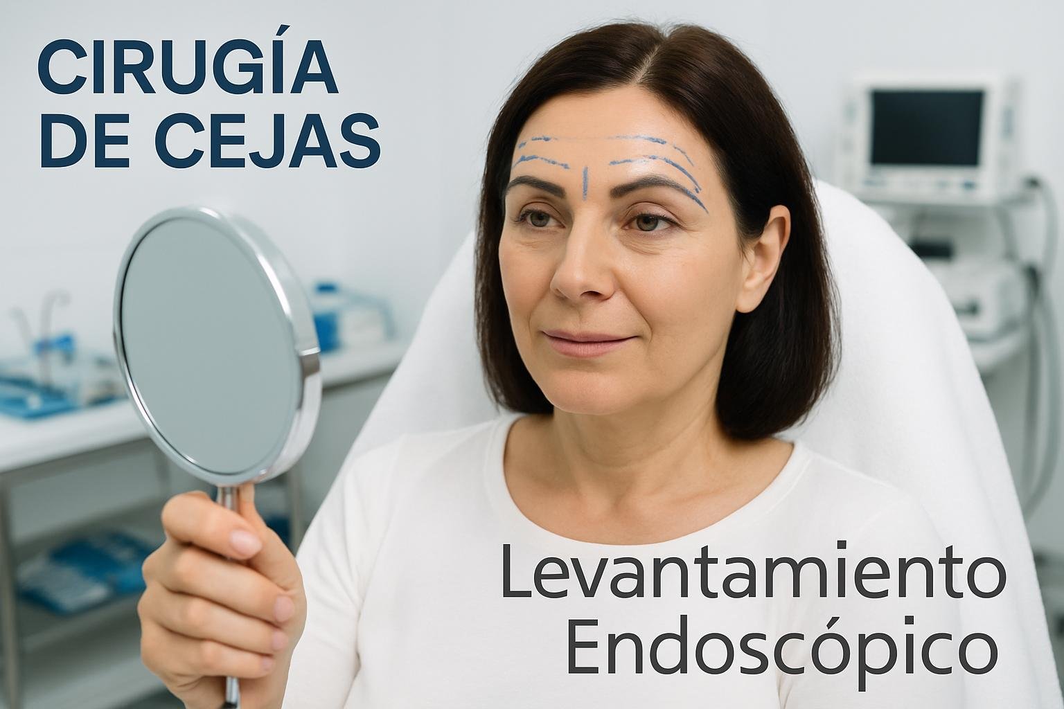 Opciones de cirugía para corregir cejas caídas