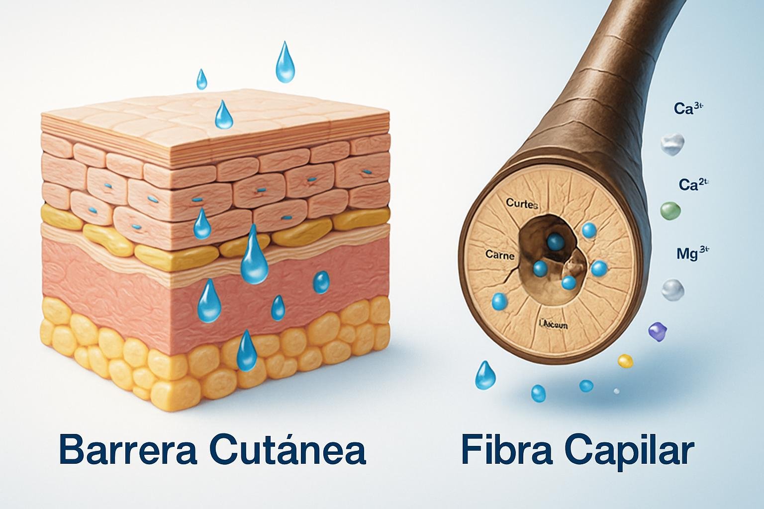 Hidratacion su impacto en la Salud de la Piel y el Cabello La ciencia detrás de la hidratación cutánea y capilar
