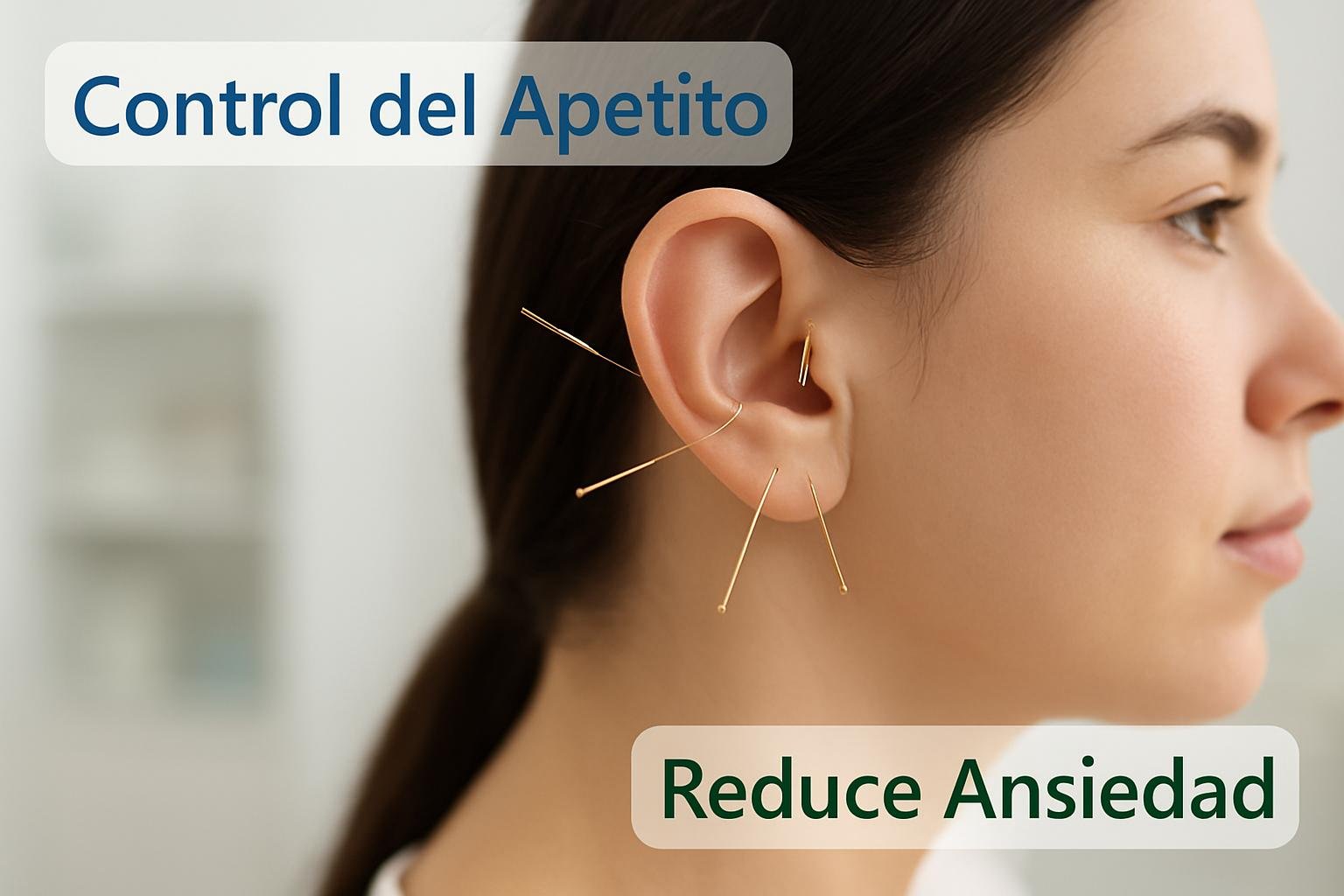 La acupuntura reduce el apetito y controla la ansiedad por comer