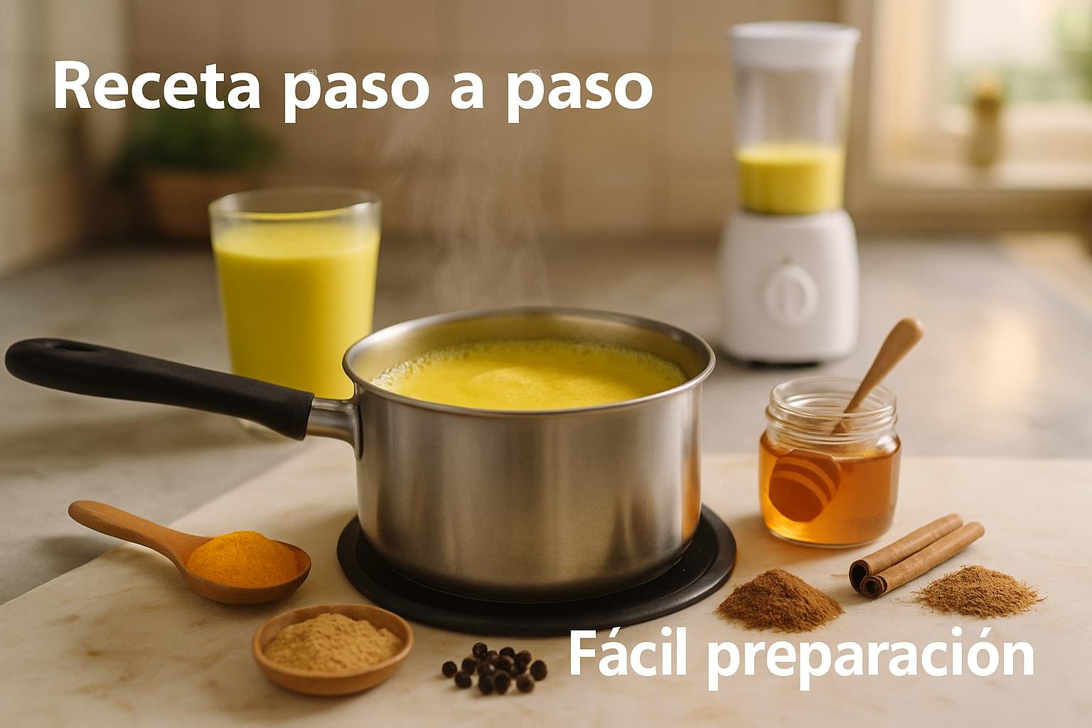 Cómo preparar leche dorada en casa de forma fácil