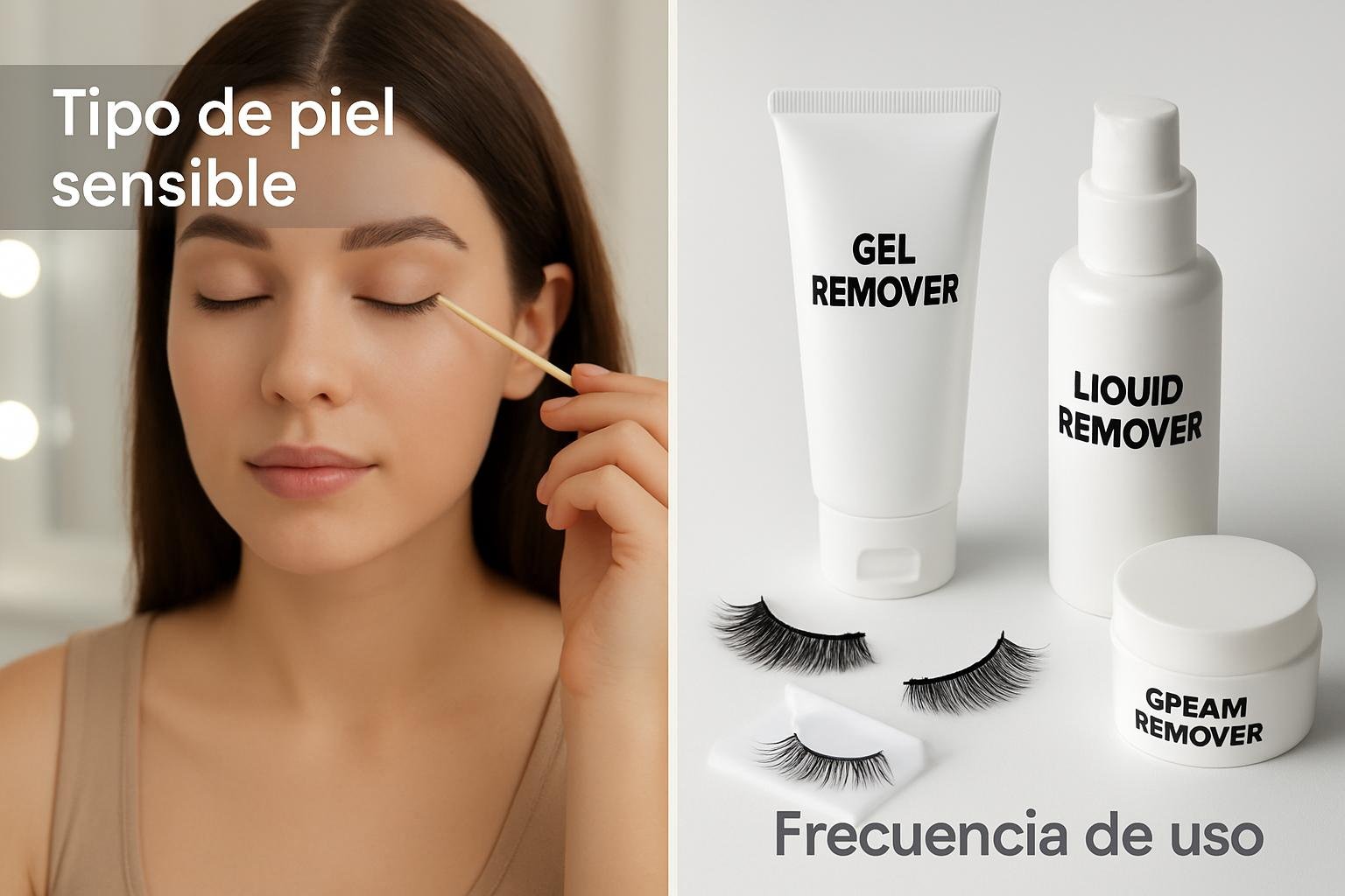 Cómo elegir el mejor removedor de pestañas postizas para tu tipo de pestañas