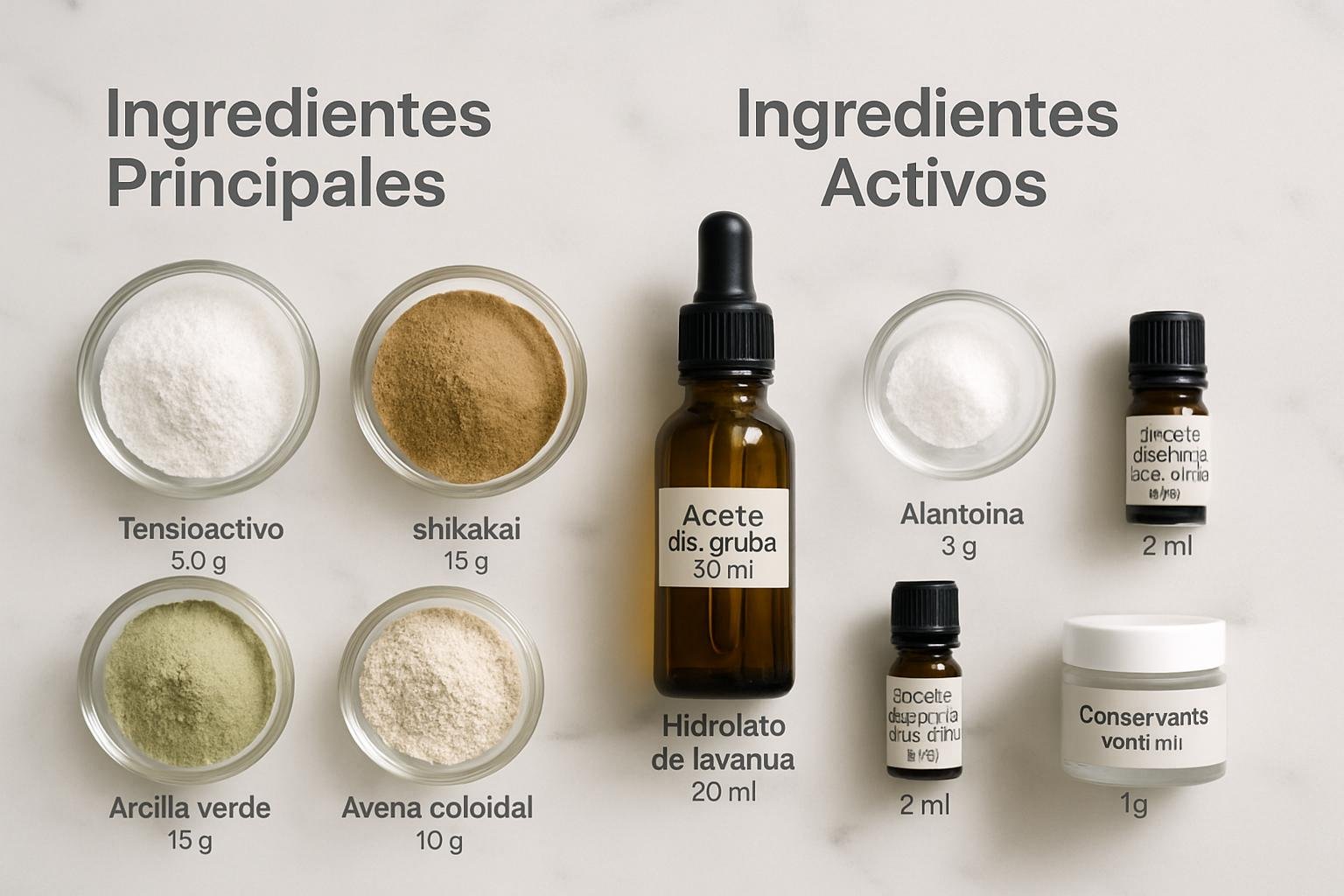 Shampoo Solido Para Caspa Receta Qué ingredientes necesitas y dónde conseguirlos