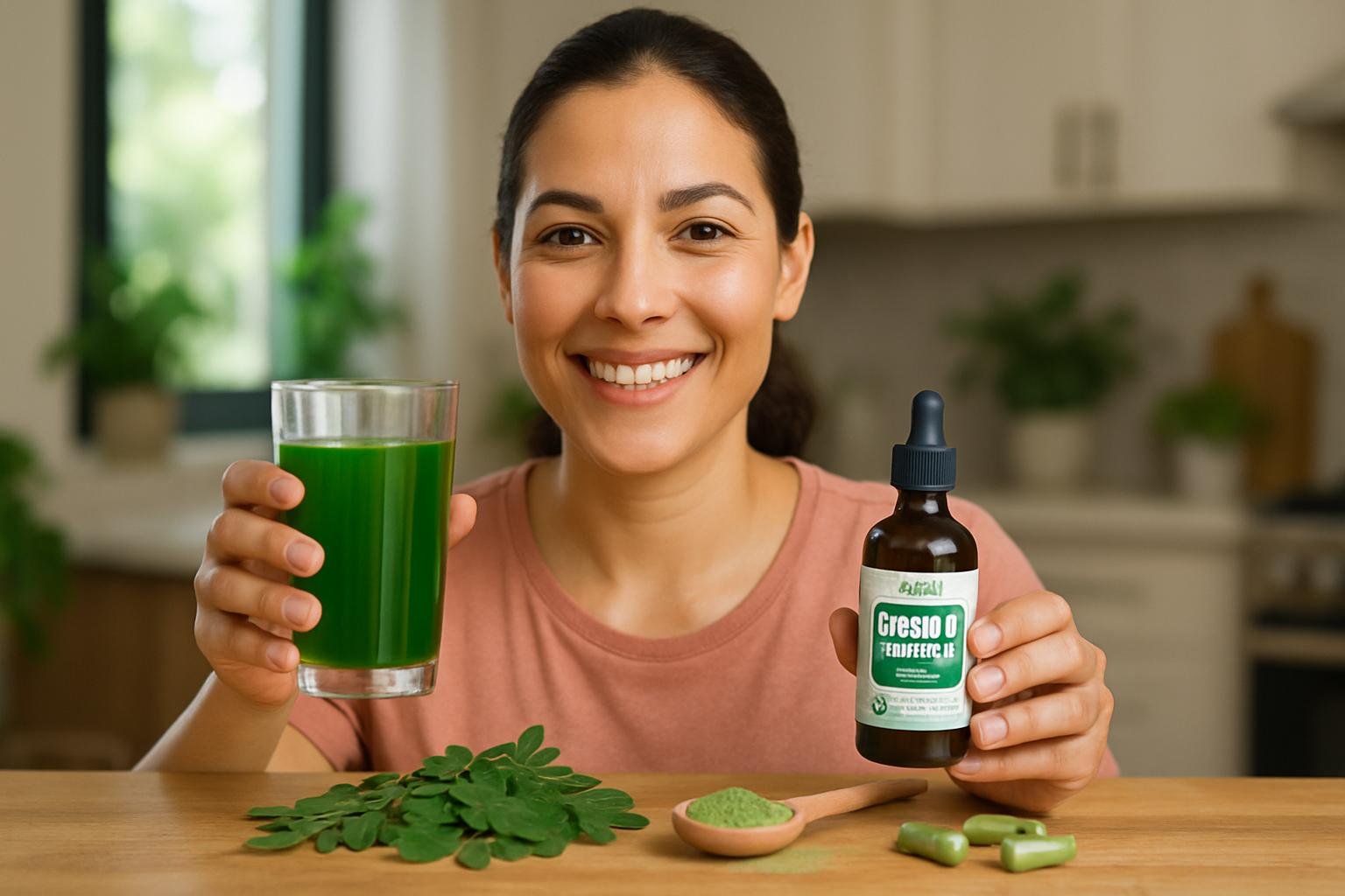 Clorofila y Moringa